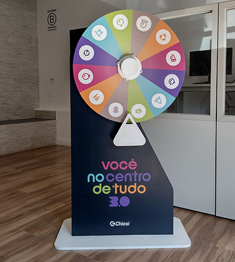 roleta sorteio de premios para feiras e eventos