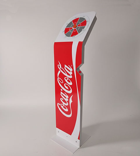 roleta modelo totem para sorteios de premios
