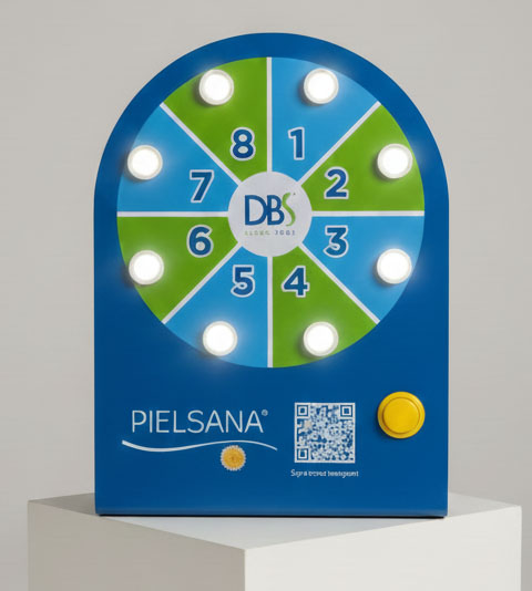 roleta de mesa para sorteio de premios